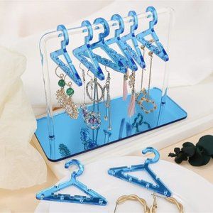 8 Pcs Hangers Shaped Earrings Display